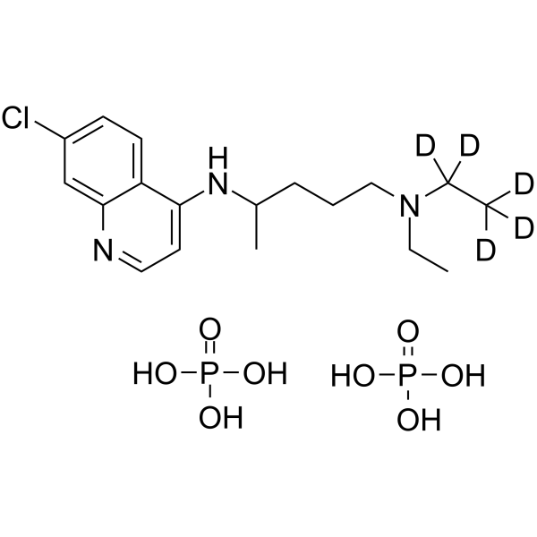 Chloroquine-d5 diphosphate (Chloroquine-d5 diphosphate) 1854126-42-3